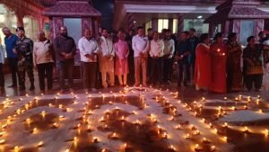 Sidgora Deepotsav: सिदगोड़ा के राम मंदिर में भव्य दीपोत्सव, 11 हजार दीपों से जगमगाया परिसर