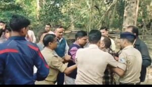 Temple Land Dispute: ओल्ड कोर्ट स्थित मंदिर परिसर में हंगामा‚ जूसको टीम और मंदिर समिति आमने-सामने